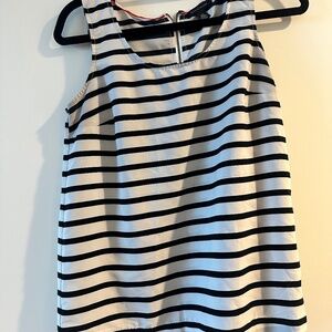 Tommy Hilfiger black and white blouse